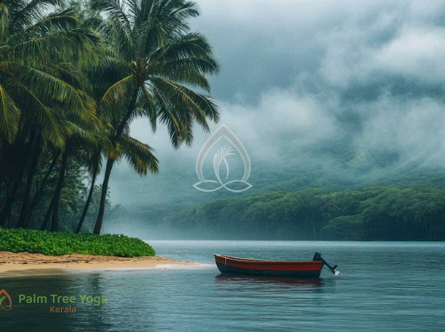 Exotic vibes of monsoon season we offer travel to Kerala palm tree beach side Resort